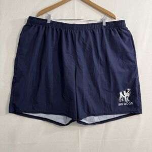 Big Dogs Shorts Mesh Lined Navy Men's Size 5XL